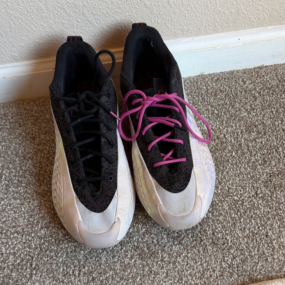 Black and Pink Athletic Shoes